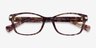 Coach HC6065 Confetti Light Brown AcetateEyeglass Frames from EyeBuyDirect, Closed View