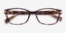 Coach HC6065 Confetti Brown AcetateEyeglass Frames from EyeBuyDirect, Closed View
