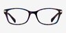 Coach HC6065 Confetti Purple AcetateEyeglass Frames from EyeBuyDirect, Front View