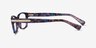 Coach HC6065 Confetti Purple AcetateEyeglass Frames from EyeBuyDirect, Side View