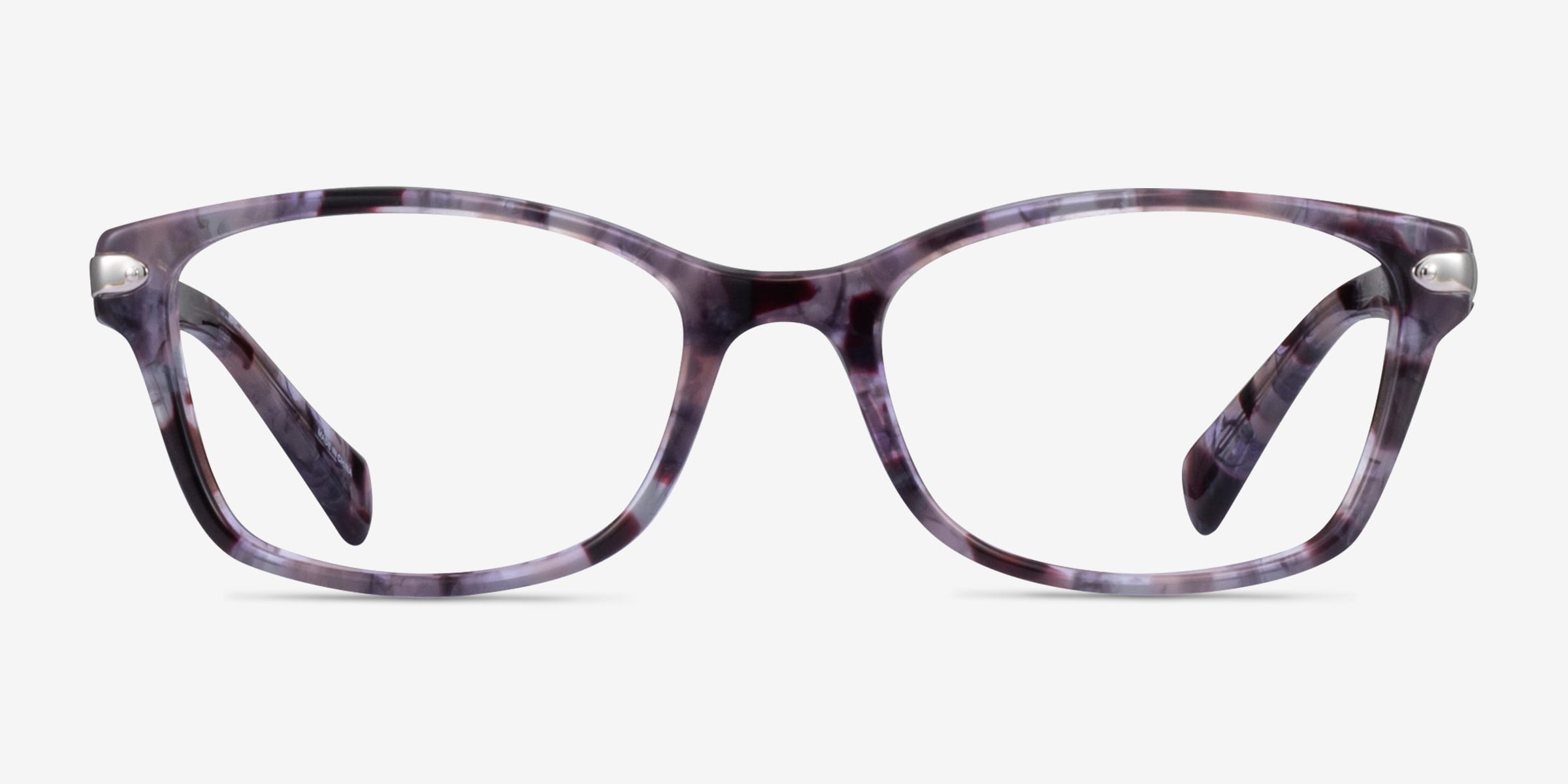 Coach HC6065 - Cat Eye Purple Tortoise Frame Glasses For  display picture 3