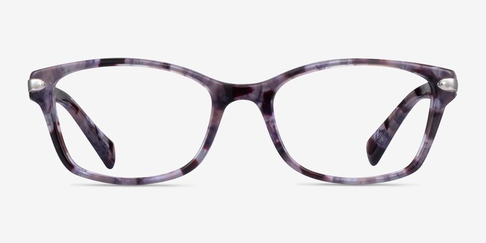 Coach HC6065 Purple Tortoise Acetate Eyeglass Frames from EyeBuyDirect