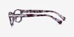 Coach HC6065 Purple Tortoise AcetateEyeglass Frames from EyeBuyDirect, Side View