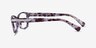 Coach HC6065 Purple Tortoise AcetateEyeglass Frames from EyeBuyDirect, Side View
