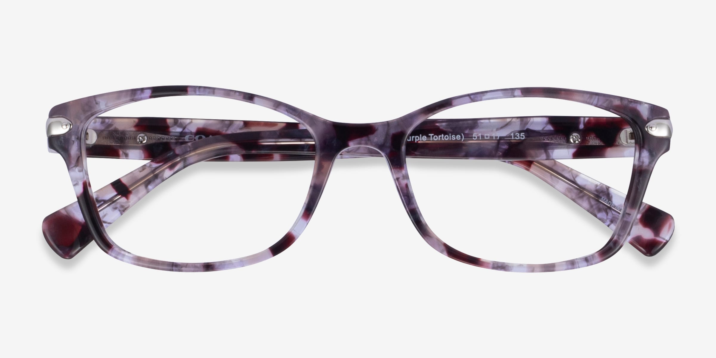 Blutech Catty Corners Lilac Tortoise Authentic Eyeglasses 53-15-135 NEW ANN TAYLOR AT338 C02 LILAC TORTOISE AUTHENTIC EYEGLASSES  main image 2