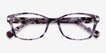 Coach HC6065 Purple Tortoise AcetateEyeglass Frames from EyeBuyDirect, Closed View