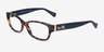 Coach HC6078 Green Tortoise AcetateEyeglass Frames from EyeBuyDirect, Angle View