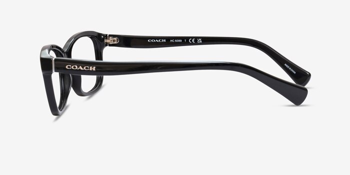 Coach HC6089 Black Acetate Eyeglass Frames from EyeBuyDirect