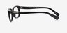 Coach HC6089 Black AcetateEyeglass Frames from EyeBuyDirect, Side View