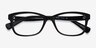 Coach HC6089 Black AcetateEyeglass Frames from EyeBuyDirect, Closed View