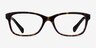 Coach HC6089 Dark Tortoise AcetateEyeglass Frames from EyeBuyDirect, Front View