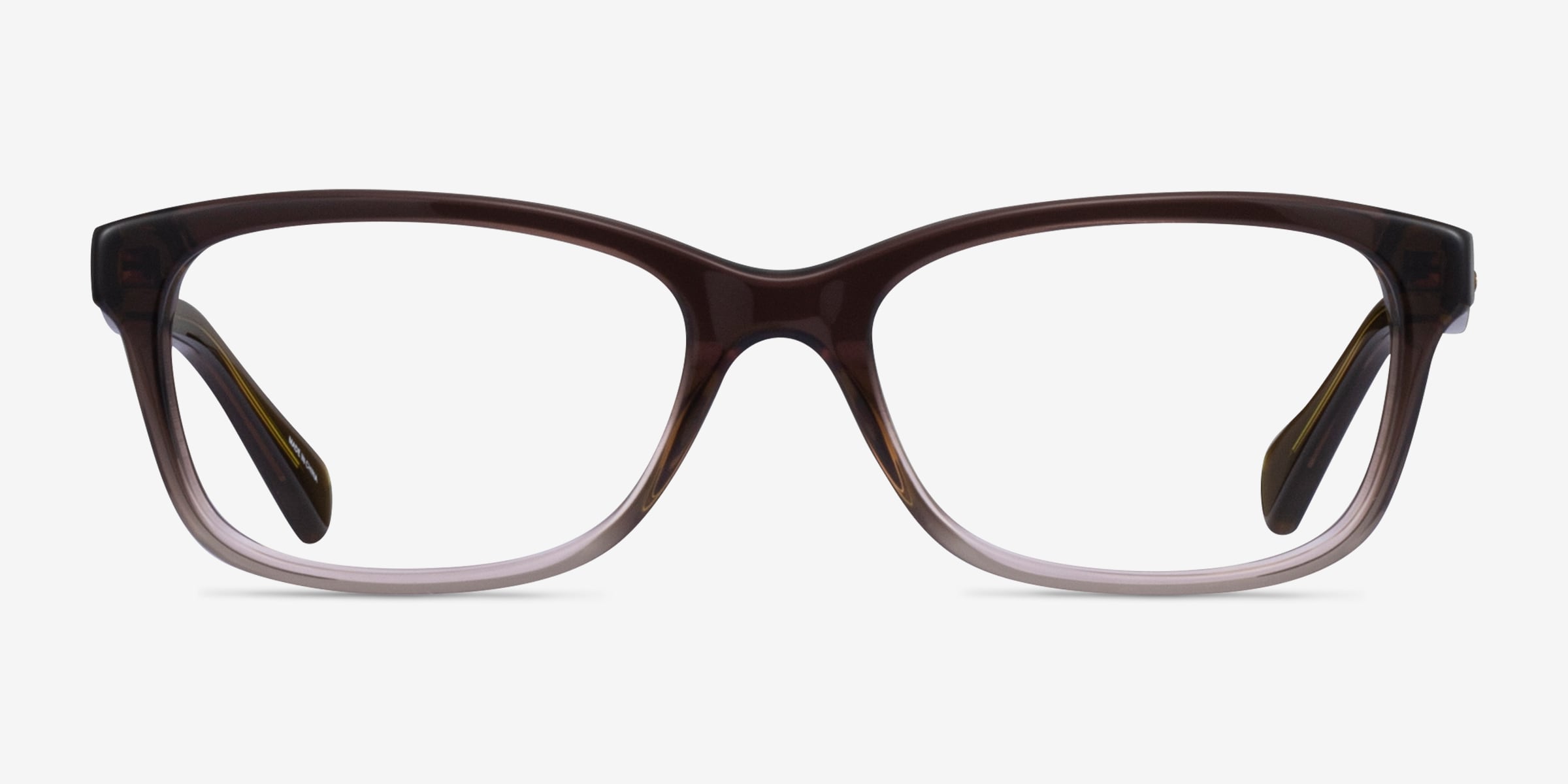 Coach HC6089 - Cat Eye Gradient Brown Frame Eyeglasses | Eyebuydirect