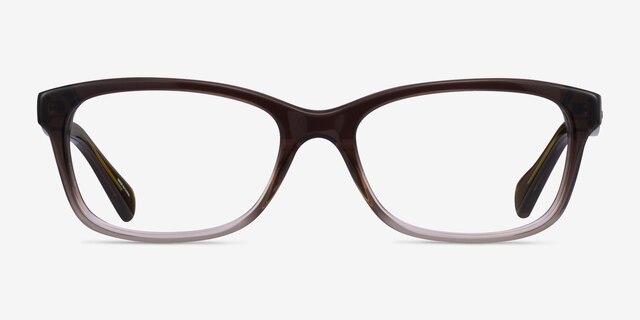 Coach HC6089 Gradient Brown AcetateEyeglass Frames from EyeBuyDirect, Front View