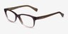 Coach HC6089 Gradient Brown AcetateEyeglass Frames from EyeBuyDirect, Angle View