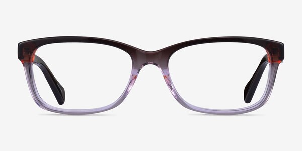 Coach HC6089 Brown Purple Gradient Acétate Montures de lunettes de vue