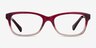 Coach HC6089 Gradient Red AcetateEyeglass Frames from EyeBuyDirect, Front View