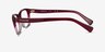 Coach HC6089 Gradient Red AcetateEyeglass Frames from EyeBuyDirect, Side View
