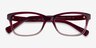Coach HC6089 Gradient Red AcetateEyeglass Frames from EyeBuyDirect, Closed View