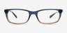 Coach HC6110 Blue Brown Gradient AcetateEyeglass Frames from EyeBuyDirect, Front View