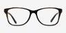 Coach HC6129 Black Tortoise AcetateEyeglass Frames from EyeBuyDirect, Front View