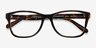 Coach HC6129 Black Tortoise AcetateEyeglass Frames from EyeBuyDirect, Closed View
