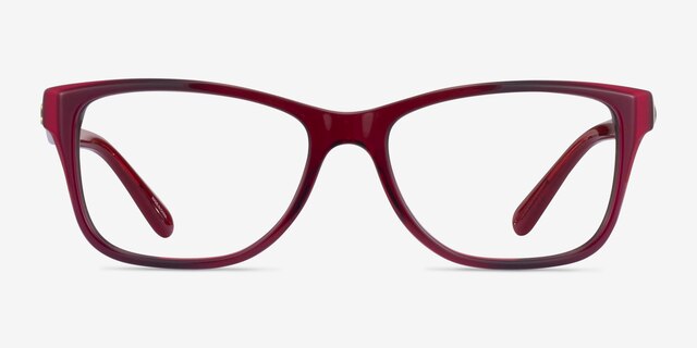 Coach HC6129 Burgundy Red AcetateEyeglass Frames from EyeBuyDirect, Front View