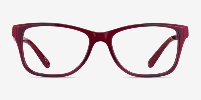 Coach HC6129 Burgundy Red Acetate Eyeglass Frames from EyeBuyDirect