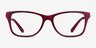 Coach HC6129 Burgundy Red AcetateEyeglass Frames from EyeBuyDirect, Front View