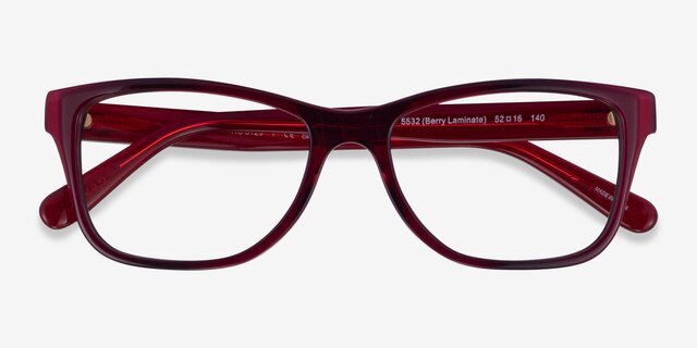 Coach HC6129 Burgundy Red AcetateEyeglass Frames from EyeBuyDirect, Closed View