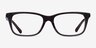 Coach HC6136U Dark Purple AcetateEyeglass Frames from EyeBuyDirect, Front View