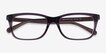 Coach HC6136U Dark Purple AcetateEyeglass Frames from EyeBuyDirect, Closed View