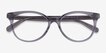 Coach HC6138U Transparent Gray AcetateEyeglass Frames from EyeBuyDirect, Closed View