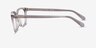 Coach HC6139U Transparent Gray AcetateEyeglass Frames from EyeBuyDirect, Side View
