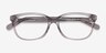 Coach HC6139U Transparent Gray AcetateEyeglass Frames from EyeBuyDirect, Closed View