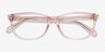 Coach HC6139U Transparent Pink AcetateEyeglass Frames from EyeBuyDirect, Closed View