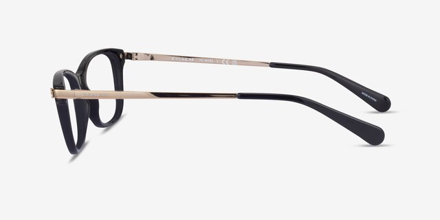 Coach HC6142 Noir AcétateMontures de lunettes de vue d'EyeBuyDirect, Vue de Côté