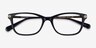 Coach HC6142 Noir AcétateMontures de lunettes de vue d'EyeBuyDirect, Vue Rapprochée