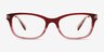 Coach HC6142 Burgundy Glitter Gradient AcetateEyeglass Frames from EyeBuyDirect, Front View