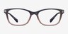 Coach HC6142 Purple Glitter Gradient AcetateEyeglass Frames from EyeBuyDirect, Front View
