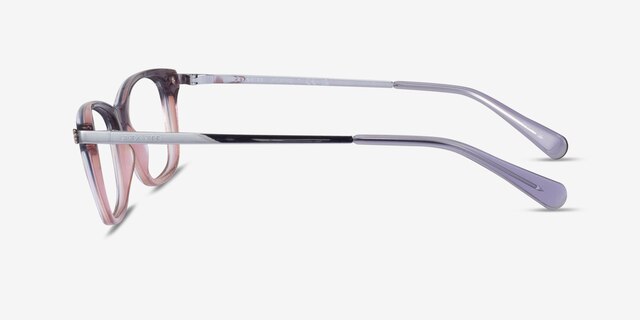 Coach HC6142 Purple Glitter Gradient AcetateEyeglass Frames from EyeBuyDirect, Side View