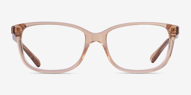 Coach HC6143 Transparent Champagne AcetateEyeglass Frames from EyeBuyDirect, Front View