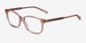Coach HC6143 Transparent Champagne AcetateEyeglass Frames from EyeBuyDirect, Angle View