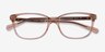 Coach HC6143 Transparent Champagne AcetateEyeglass Frames from EyeBuyDirect, Closed View