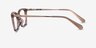 Coach HC6146U Transparent Brown PlasticEyeglass Frames from EyeBuyDirect, Side View