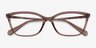 Coach HC6146U Transparent Brown PlasticEyeglass Frames from EyeBuyDirect, Closed View
