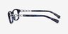 Coach HC6148 Blue Tortoise AcetateEyeglass Frames from EyeBuyDirect, Side View