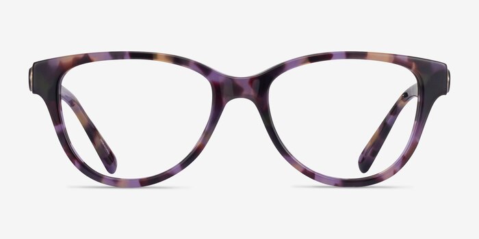 Coach HC6153 Purple Tortoise Acetate Eyeglass Frames from EyeBuyDirect