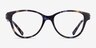 Coach HC6153 Blue Tortoise AcetateEyeglass Frames from EyeBuyDirect, Front View