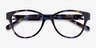 Coach HC6153 Blue Tortoise AcetateEyeglass Frames from EyeBuyDirect, Closed View