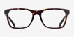 Coach HC6166U Dark Tortoise AcetateEyeglass Frames from EyeBuyDirect, Front View